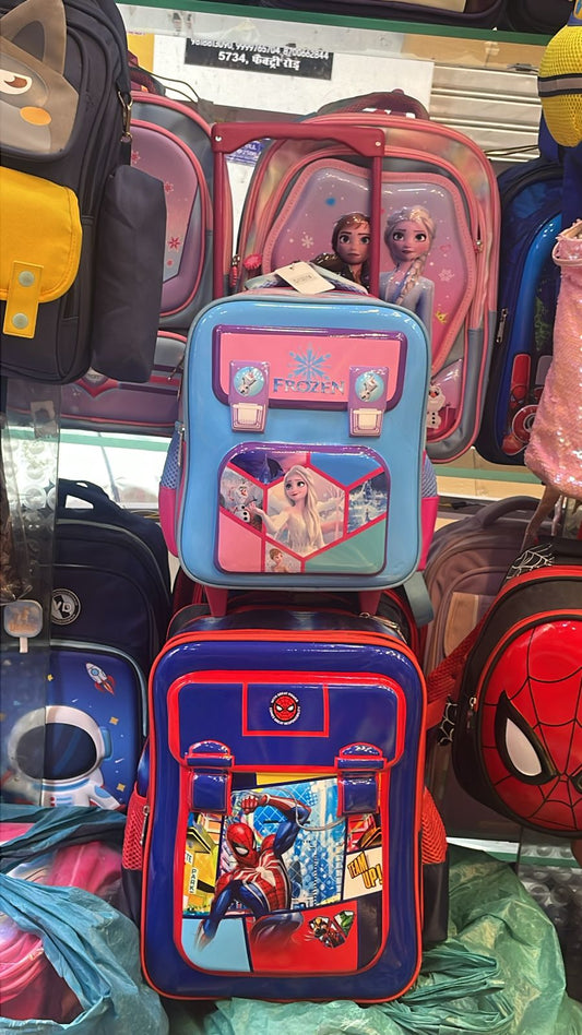 Alibaba Kiddos@ Backpack for Kids Girls Stylish Durable Water-Resistant Backpack Shoulder School Bags for Girls Kids